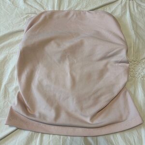 Seamless Strapless Bandeau in Light Blush Pink